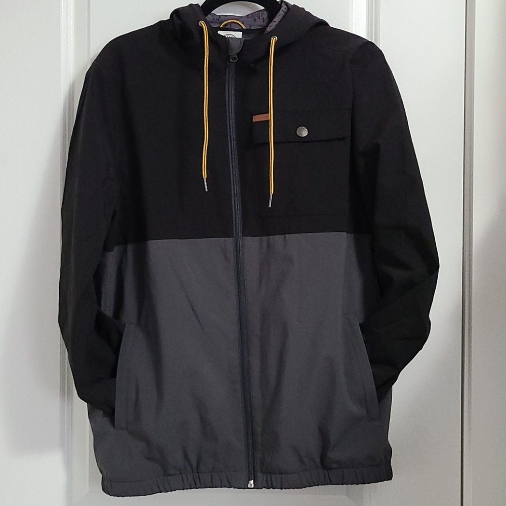 Men's Hooded Two Tone Jacket